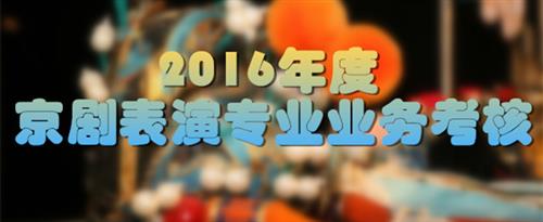 插啊爽歪歪视频ww国家京剧院2016年度京剧表演专业业务考...